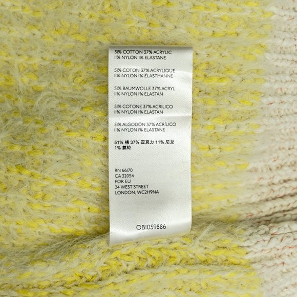 Free People Sunbrite Mock Neck Crop Sweater, L - Picture 4 of 4